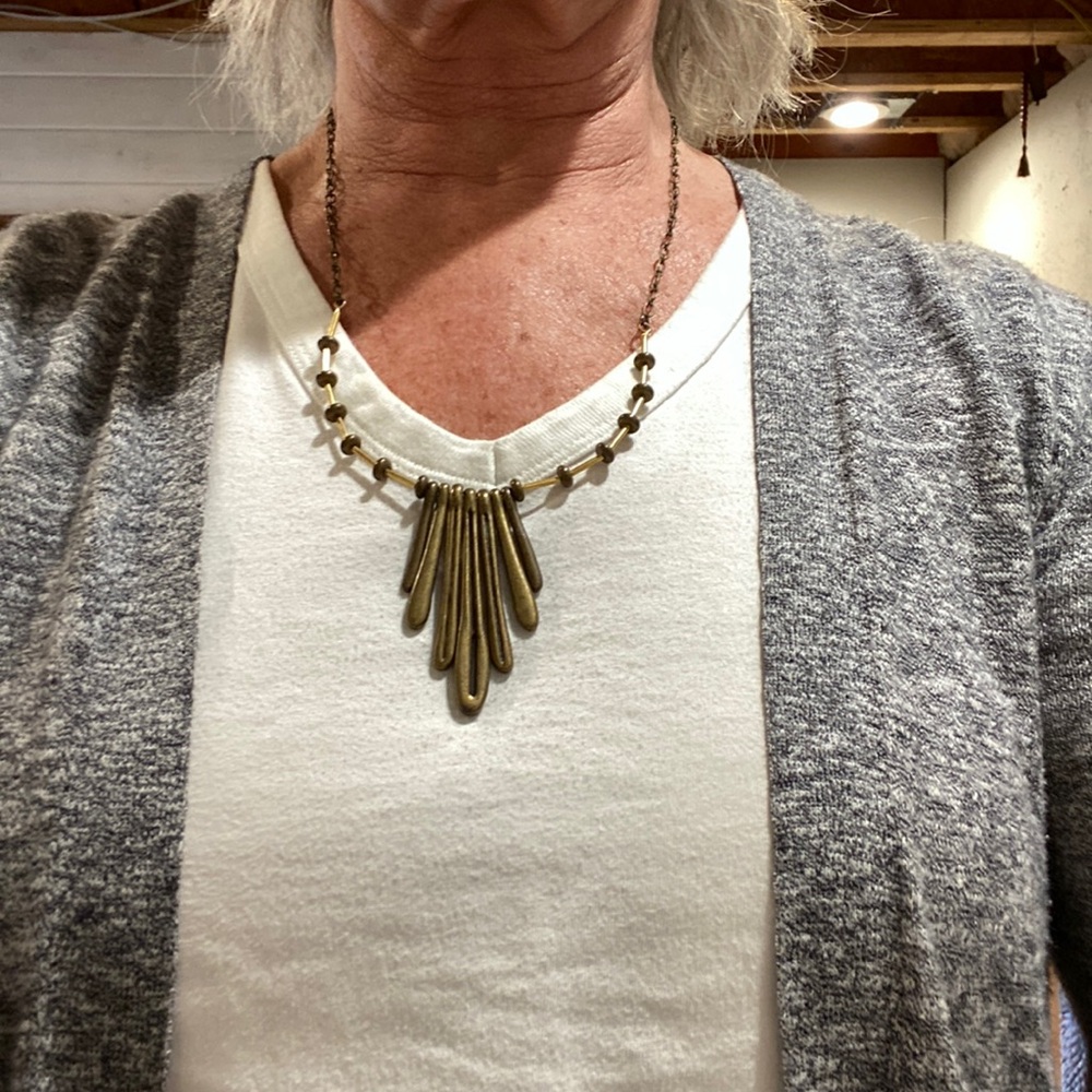 Handmade necklace.